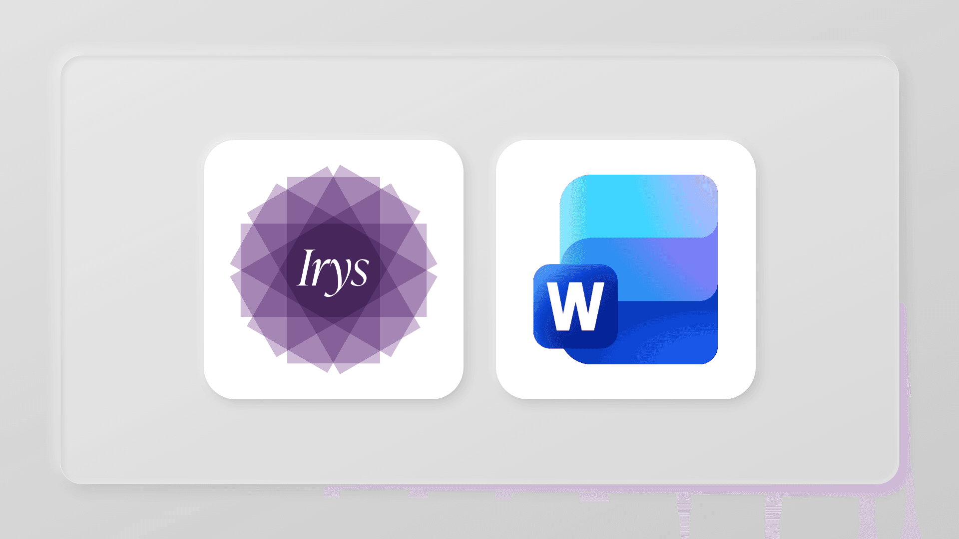 Irys Inside Microsoft Word.